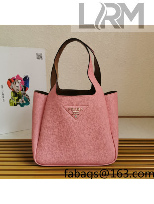 Prada Flou Leather Tote Bag 1BG335 Pink 2021 
