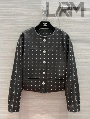 Chanel Lambskin Jacket CHJ22021703 Black 2022