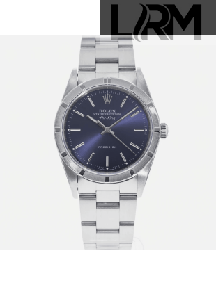 SUPER QUALITY – Rolex Air-King 14010 - Men & Women: Dial Color – Blue, Bracelet - Stainless Steel, Case Size – 34mm, Max. Wrist Size - 6.75 inches