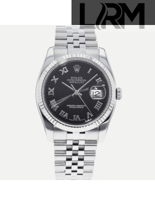 SUPER QUALITY – Rolex Datejust 116234 – Men: Dial Color – Black, Bracelet - Stainless Steel, Case Size – 36mm, Max. Wrist Size - 7 inches