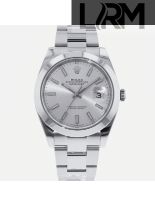 SUPER QUALITY – Rolex Datejust 126300 – Men: Dial Color – Silver, Bracelet - Stainless Steel, Case Size – 41mm, Max. Wrist Size - 8 inches