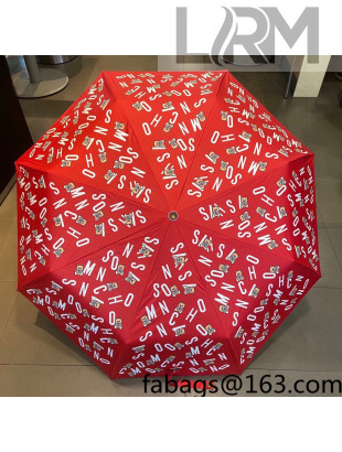 Moschino Umbrella Red 2022 36