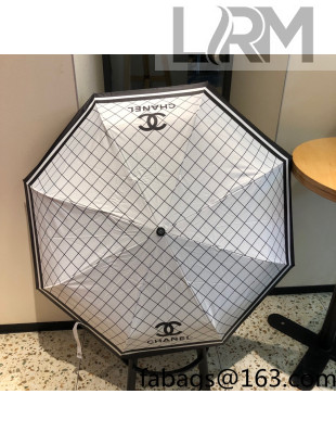 Chanel Check Umbrella White 2022 43