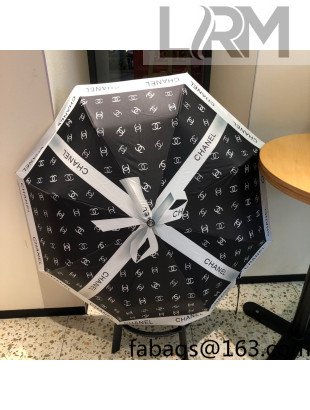 Chanel Bow Umbrella Black 2022 53