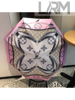 Louis Vuitton Monogram Bloom Umbrella Pink 2022 56