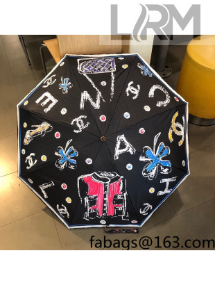 Chanel Umbrella Black 2022 57
