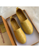 Louis Vuitton Monogram Embroidered Espadrilles Yellow 2019 (For Women and Men)