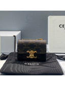 Celine Compact Wallet in Triomphe Canvas Brown 2021 10I653