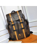Louis Vuitton Christopher PM Backpack in Giant Damier Ebene and Monogram Canvas N40355 2021