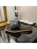 Chanel Lambskin Chain Slide Sandals G38489 Black 2022 
