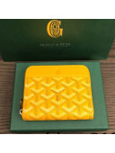 Goyard Matignon PM Short Wallet Yellow 2021 01