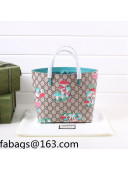 Gucci Children's GG Canvas Tote Bag with Mushroom 410812 Blue 2022 14