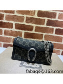 Gucci Dionysus Small Shoulder Bag in Black GG Denim Jacquard 499623 2022