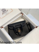 Hermes Halzan Mini 22cm Bag in Togo Calfskin Leather Black/Gold 2021 03