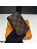 Louis Vuitton Damier Ebene Canvas Wallet N63145 2021