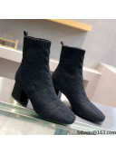 Hermes Volver 60 Ankle Boot with 6cm Heel Black/Grey 2021