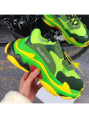 Balenciaga Triple S Sneakers Green/Yellow