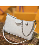Louis Vuitton Epi Leather Easy Pouch on Strap Mini Bag M80483 White 2021
