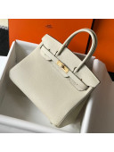 Hermes Birkin Bag 35cm in Togo Leather White Wool 2021