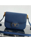 Prada Emblème Saffiano Leather Shoulder Bag 1BD217 Blue 2019