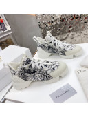 Dior D-Connect Sneaker in Zodiac Printed Technical Fabric S17X 2021