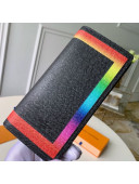 Louis Vuitton Colorful Trim Brazza Long Wallet M32572