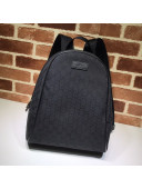Gucci GG Canvas Backpack 449906 Black 2019