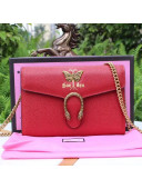 Gucci Garden Butterfly Dionysus Mini Chain Bag 516920 Red 2018