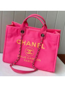 Chanel Mixed Fibers Large Shopping Bag A66941 Pink 2021