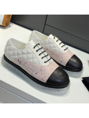 Chanel Calfskin Lace-ups Sneakers G37238 Pink 2021
