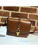 Gucci Sylvie 1969 Mini Shoulder Bag with Chain 615965 Brown 2020