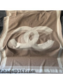 Chanel Wool CC Blanket 140x190cm Beige 2021