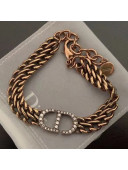 Dior Chain CD Bracelet Aged Gold 2021