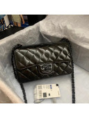 Chanel Waxy Calfskin Classic Mini Flap Bag All So Black 2021 