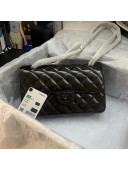 Chanel Waxy Calfskin Classic Small Flap Bag A01118 All So Black 2021 