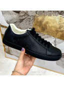 Gucci GG Mesh Leather Ace Sneakers Black 2020 (For Women and Men)