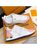 Louis Vuitton Run Away Calfskin Sneakers Pink Monogram/White 2021（Top Quality）