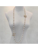 Chanel Pearl Long Necklace AB2685 2019