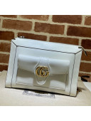 Gucci Small Shoulder Bag with Double G 648999 White/Gold 2021