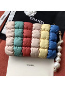 Chanel Quilted Lambskin Pearl Large Evening Clutch AS0630 Multicolor 2019