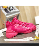 Dior D-Connect Sneakers in Pink Technical Fabric 2020
