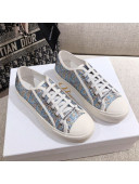 Dior Walk'n'Dior Sneakers in Light Blue Crystal Oblique Embroidery 2020