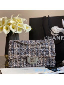 Chanel Tweed Medium Flap Bag AS1740 Gray 2020