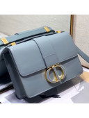Dior 30 Montaigne Bag in Cloud Blue Box Calfskin 2021
