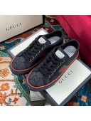Gucci Tennis 1977 Low-Top Sneakers in Black GG Canvas 23 2020 (For Women and Men)
