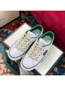 Gucci Tennis 1977 Low-Top Sneakers in White GG Canvas 31 2020 (For Women and Men)