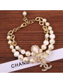 Chanel Double Pearl Bracelet AB1655 2019