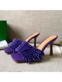 Bottega Veneta Bean Stretch Bead Heel Sandals 9cm Purple 2021