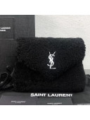 Saint Laurent Loulou Small Bag in Shearling Black 2018