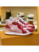 Louis Vuitton Run Away Suede LV Circle Sneakers Pink 2020